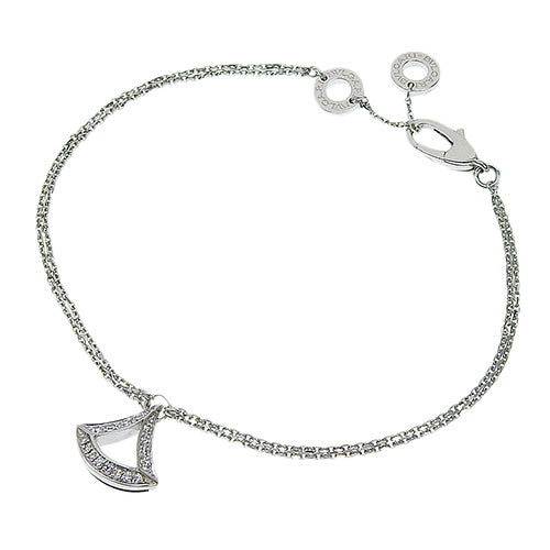 Diva's Dream Bracelet, Small, Diamond, 18K White Gold, WG