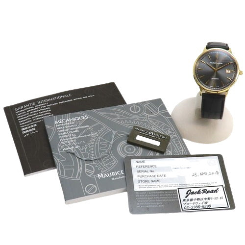 LC6037-PG101-330-1 Le Classic K18 Yellow Gold/Alligator Automatic Grey