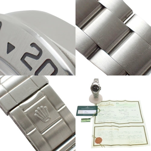 [保修] 16570 Explorer II 不锈钢 A 系列 (1998-1999) 自动黑色