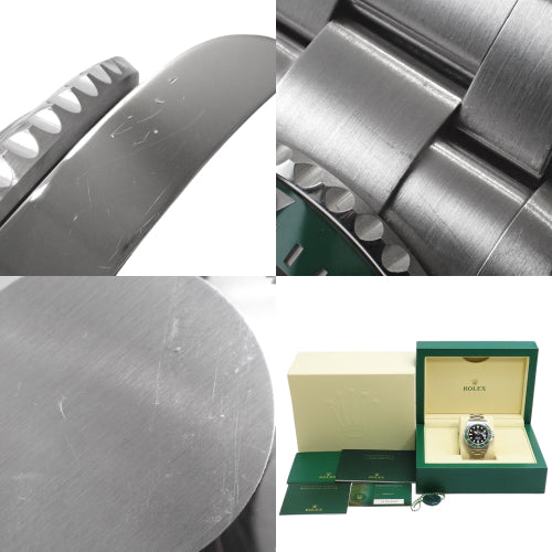 [2022 Warranty] 126610LV Submariner Date, Stainless Steel, Random Number, Automatic, Green, Purchased in May 2022, Black, Silver