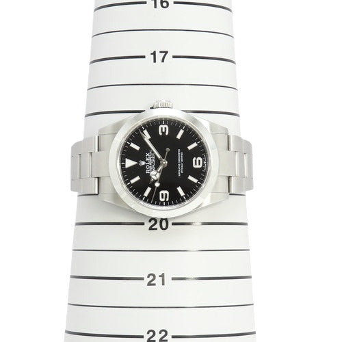 [2023 保修] 224270 Explorer 1 40 不锈钢自动手表，随机编号，黑色