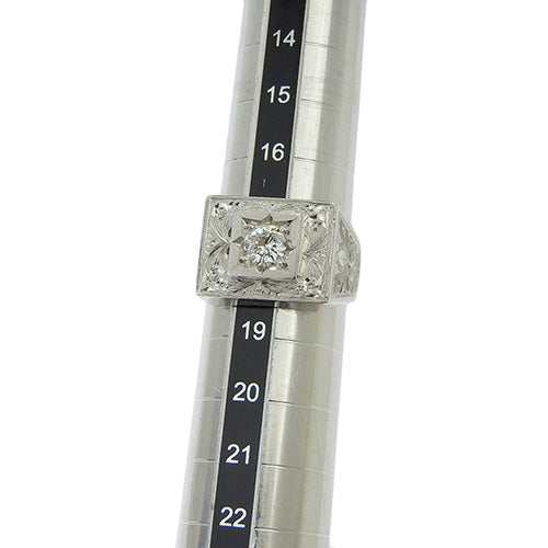 Diamond Ring D0.57 Pt900 Platinum