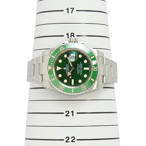 [Warranty included] 116610LV Submariner Date Stainless Steel Automatic with Random Number, Purchased in April 2016, Green