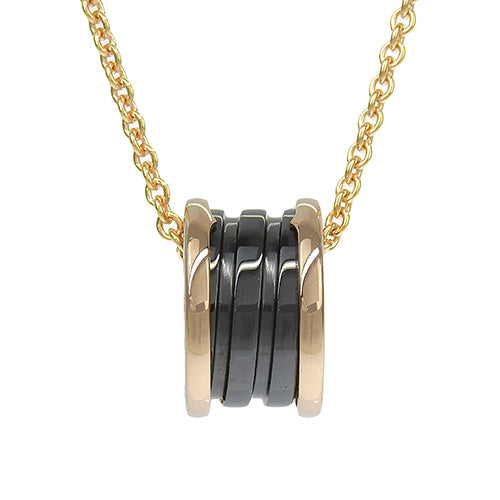 B-zero1 Necklace 346083, 18K Pink Gold, PG, and Ceramic, with Warranty. Accessory. Jewelry. B-zero1