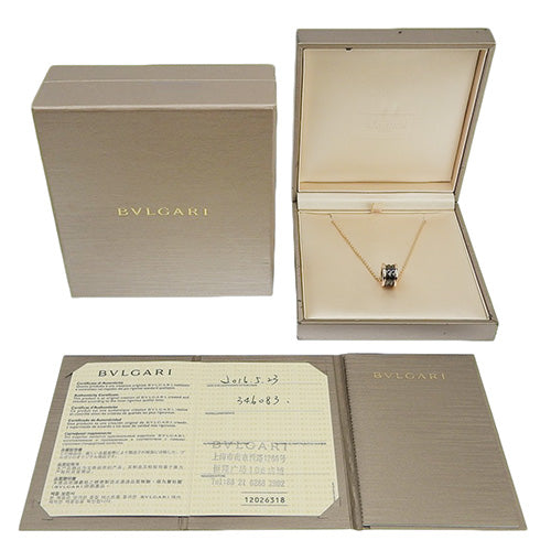 B-zero1 Necklace 346083, 18K Pink Gold, PG, and Ceramic, with Warranty. Accessory. Jewelry. B-zero1