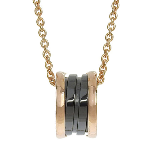 B.zero1 Necklace in 18K Pink Gold, PG and Ceramic