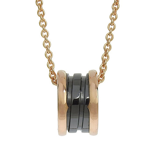 B.zero1 Necklace in 18K Pink Gold, PG and Ceramic
