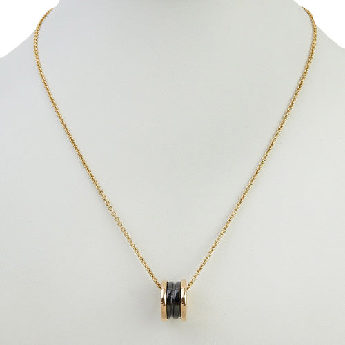B.zero1 Necklace in 18K Pink Gold, PG and Ceramic