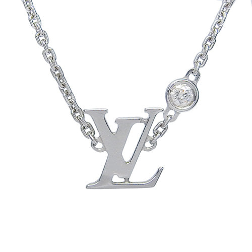 ペンダント イディール ブロッサム LV ダイヤモンド K18 ホワイトゴールド WG パンダンティフ