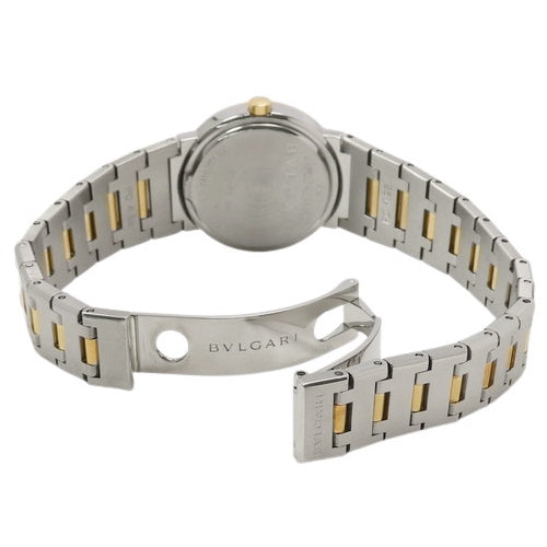 [Warranty included] Bvlgari Bvlgari BB26SG SS K18YG Quartz Black Silver
