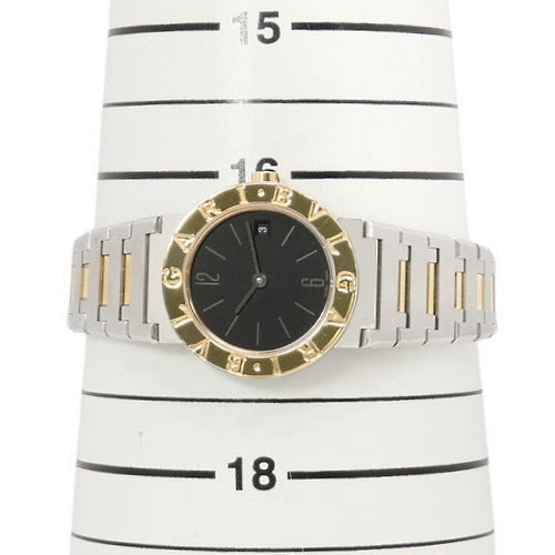 [Warranty included] Bvlgari Bvlgari BB26SG SS K18YG Quartz Black Silver