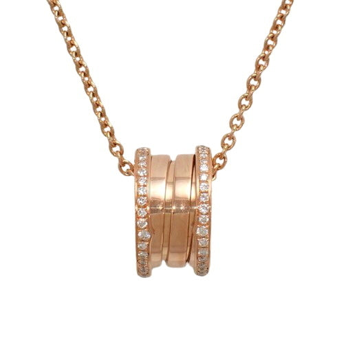 B.zero1 Necklace Diamond K18 Pink Gold PG