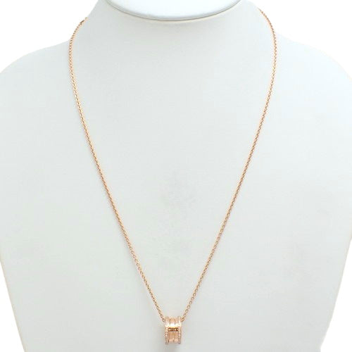 B.zero1 Necklace Diamond K18 Pink Gold PG