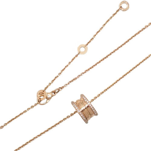 B.zero1 Necklace Diamond K18 Pink Gold PG