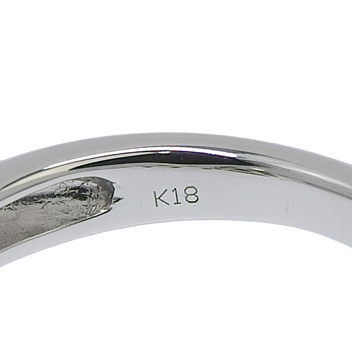 ルビー ダイヤモンド ウサギリング R0.01/D0.37 K18 ホワイトゴールド WG K18 イエローゴールド YG 雪うさぎ