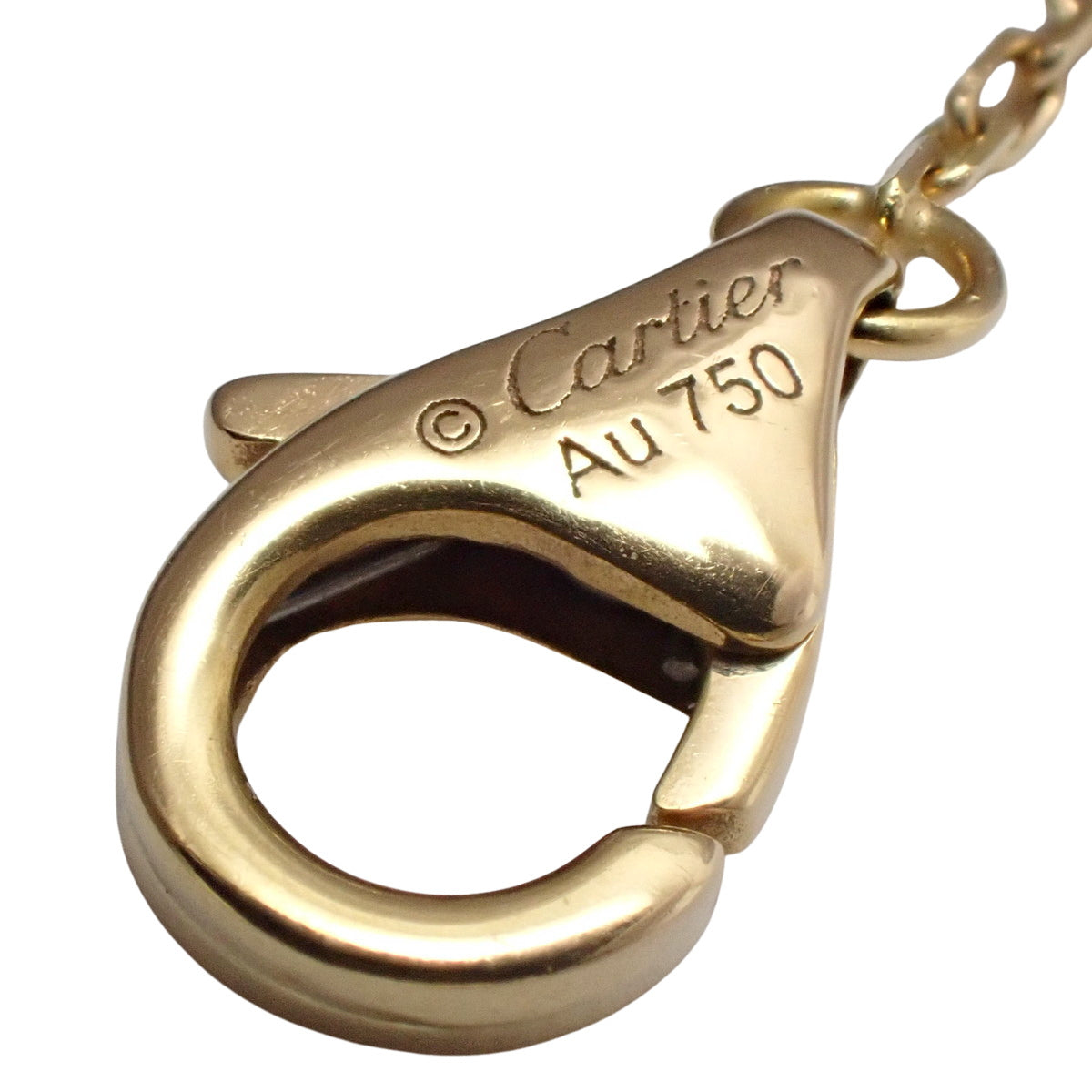 C de Cartier 钻石项链，0.53 克拉，18K 玫瑰金，PG，配饰，珠宝，1PD