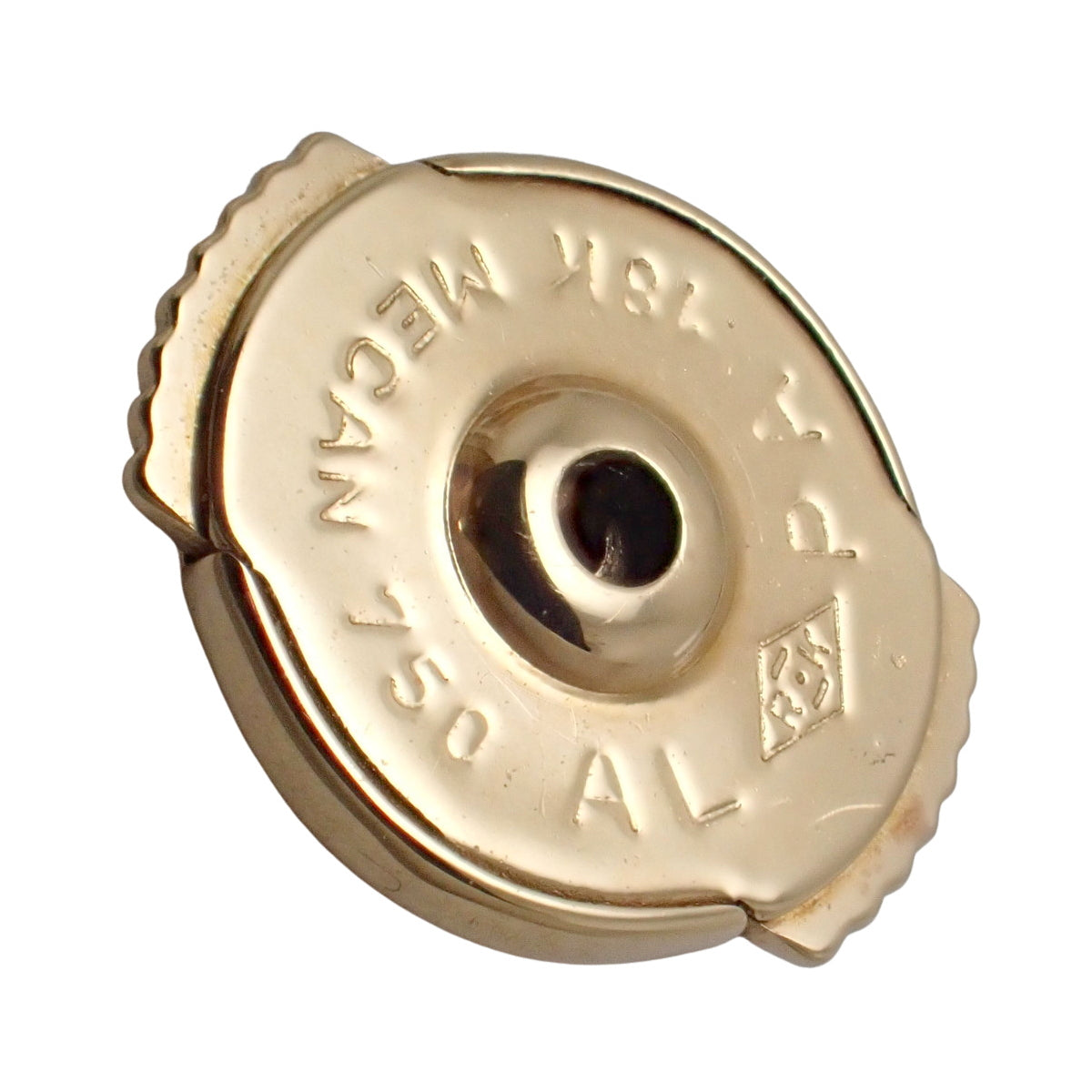 18K 黄金 (YG)、18K 粉金 (PG)、18K 白金 (WG) 钻石 Trinity 耳环