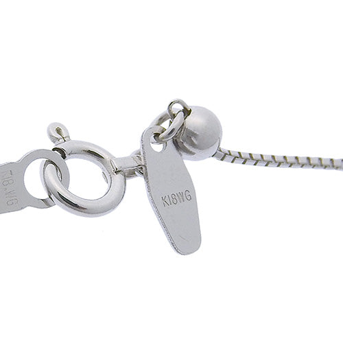 树枝图案钻石项链 D1.00 K18 白金 WG