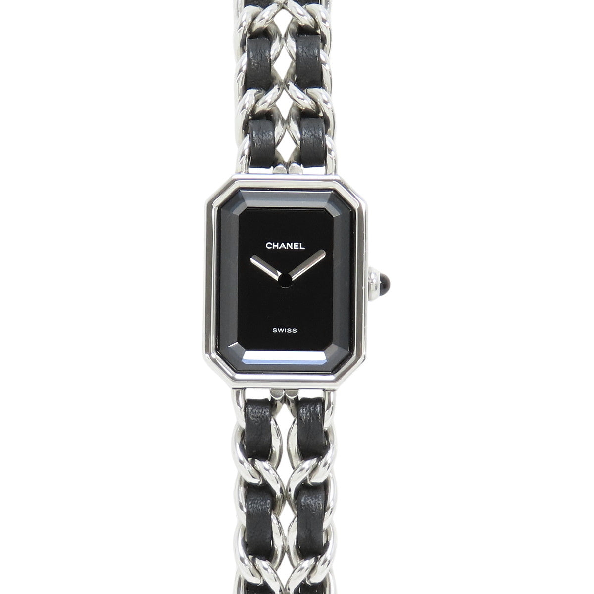 [Warranty included] Premiere H0451 Stainless Steel SS Quartz Black Silver