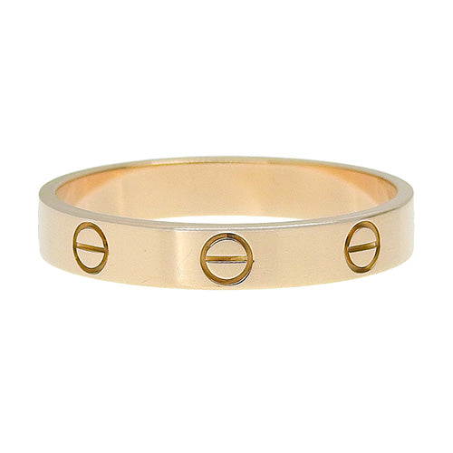 LOVE戒指迷你款 K18 粉红金 PG