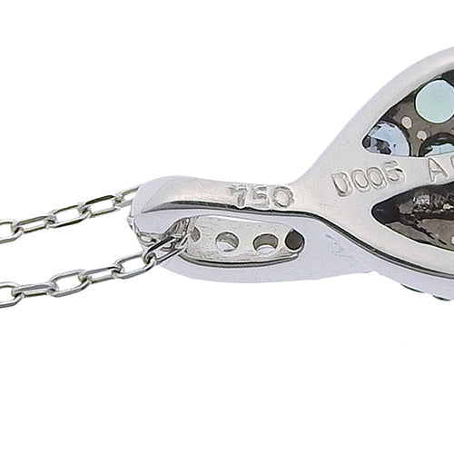 紫翠玉项链 AL0.40/D0.05 K18 白金 WG