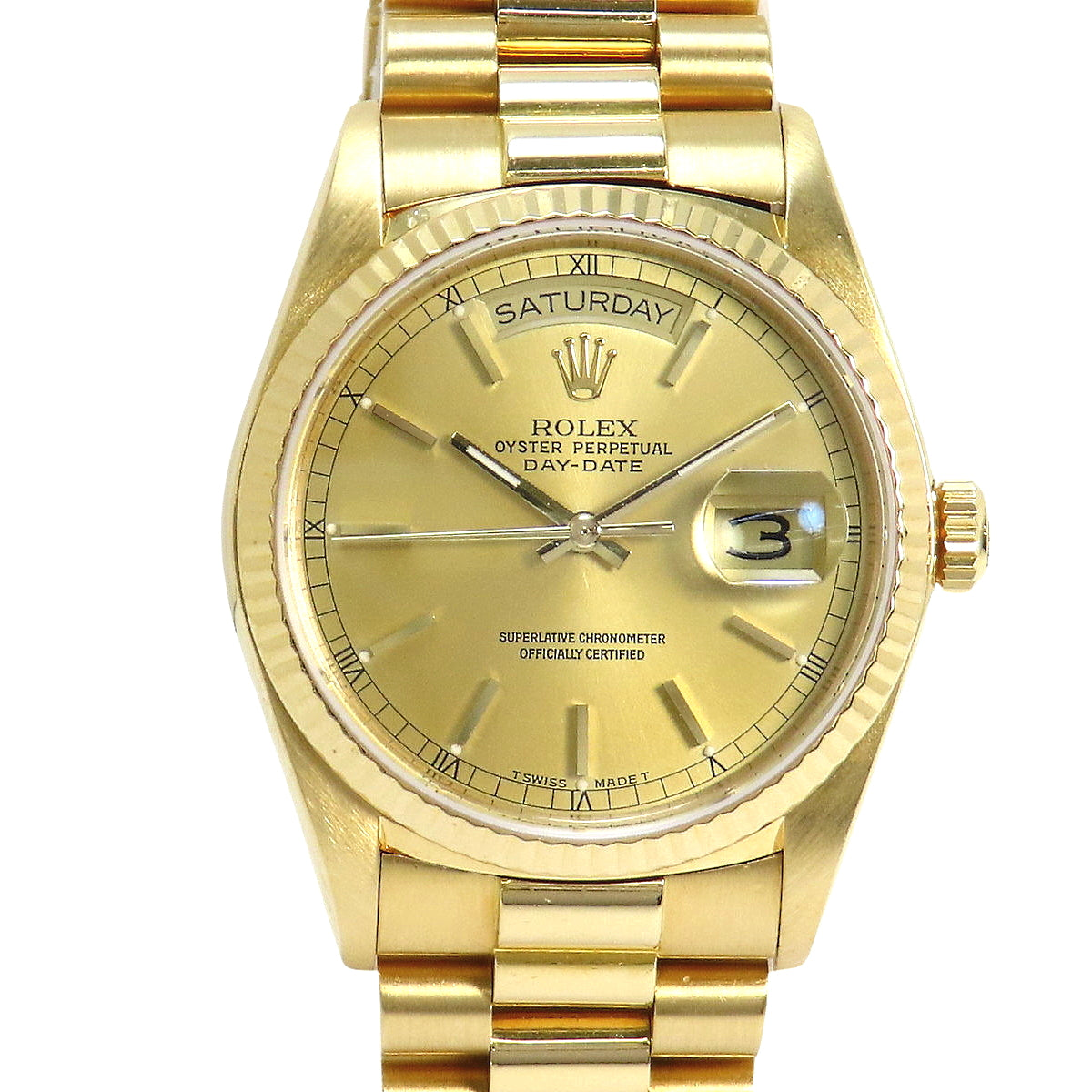 18038 Day-Date 18K 黄金 YG R 系列 (1987-1988) 自动黄金