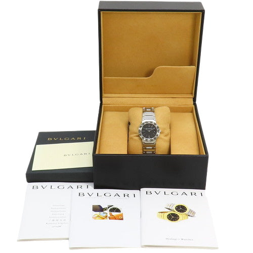 Bvlgari Bvlgari BB26SS Stainless Steel SS Quartz Black Silver