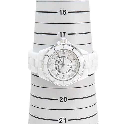 J12 H2125 Ceramic Quartz Diamond Index White White