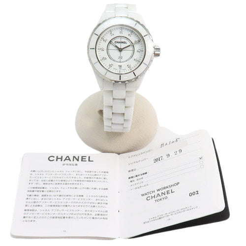 J12 H2125 Ceramic Quartz Diamond Index White White
