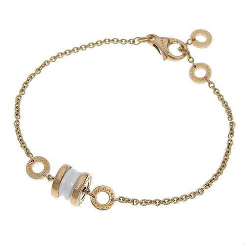 B.zero1 Bracelet in 18K Pink Gold, PG and White Ceramic