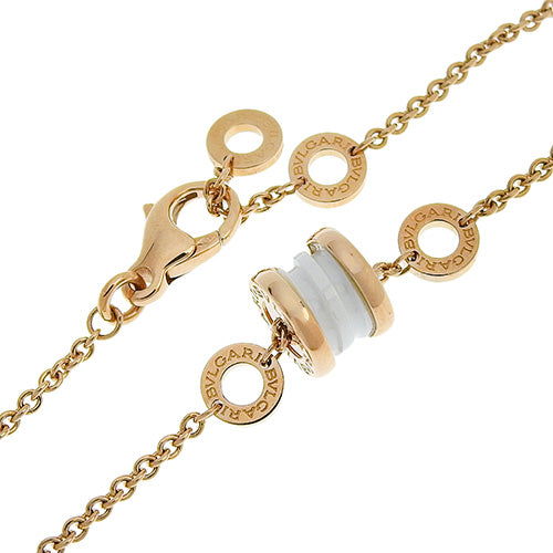 B.zero1 18K 玫瑰金、PG 和白色陶瓷手链