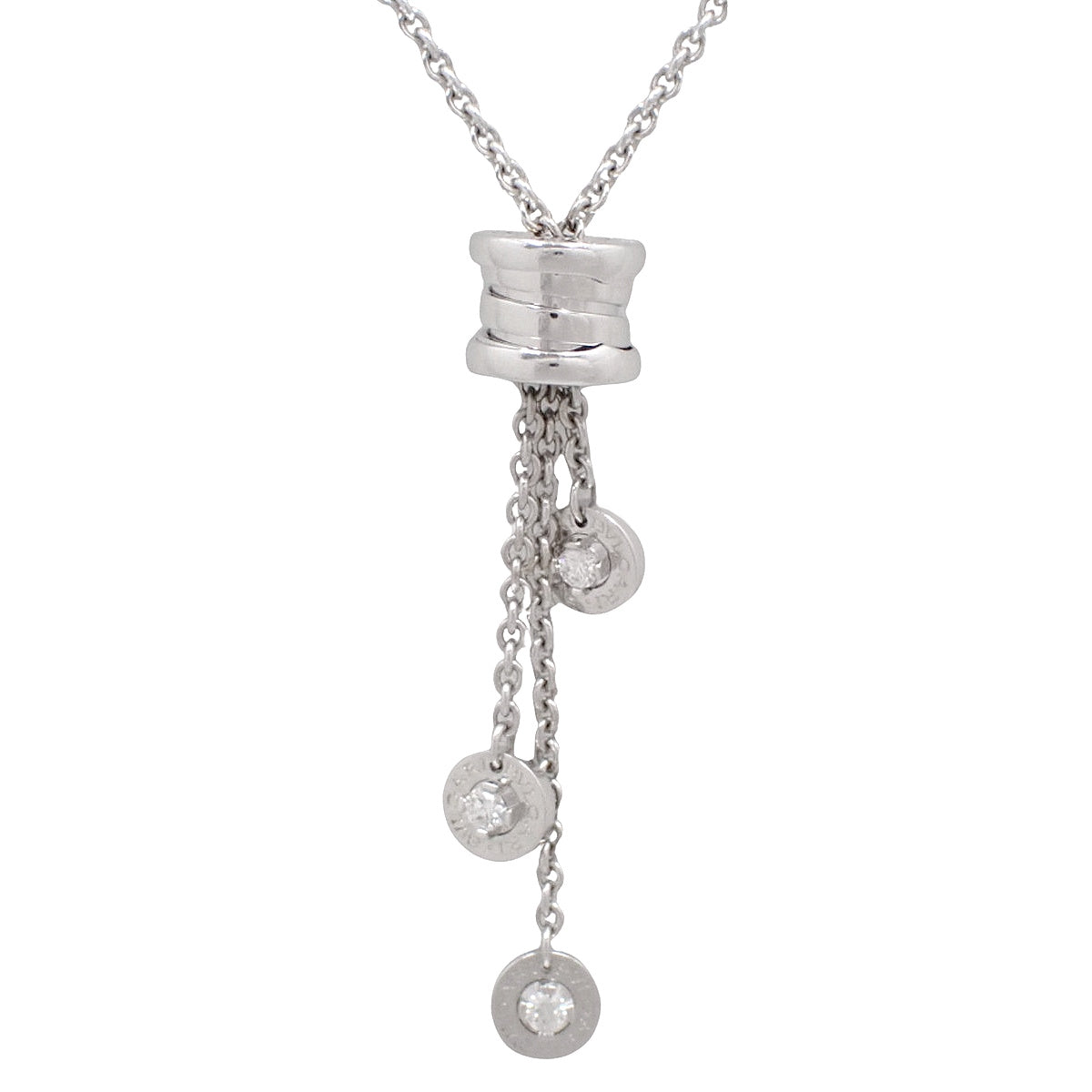 B.zero1 元素项链 钻石 K18 白金 白金