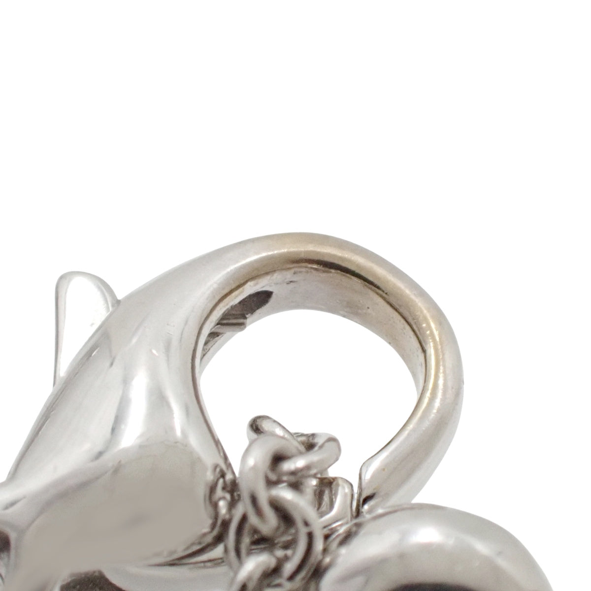 ビー・ゼロワン エレメント ネックレス ダイヤモンド K18 ホワイトゴールド WG