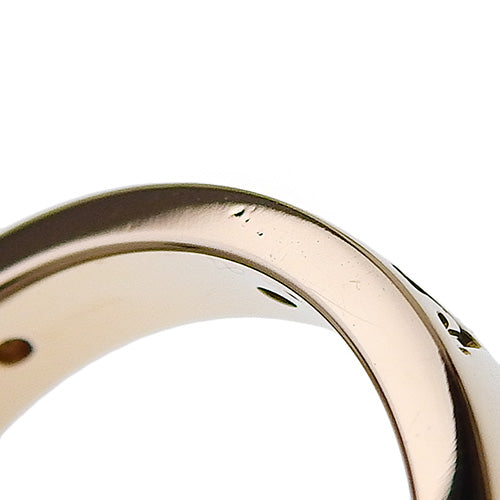 18K 玫瑰金和 PG 镶嵌钻石的罗马冰糕戒指