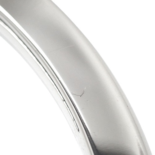 [Warranty Included] Diva's Dream Bangle with Diamond and Mother-of-Pearl in 18K White Gold, WG, Accessory, Jewelry, Pavé Diamonds