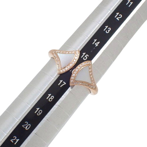 Diva's Dream Ring Mother of Pearl/Diamond 18K Pink Gold PG