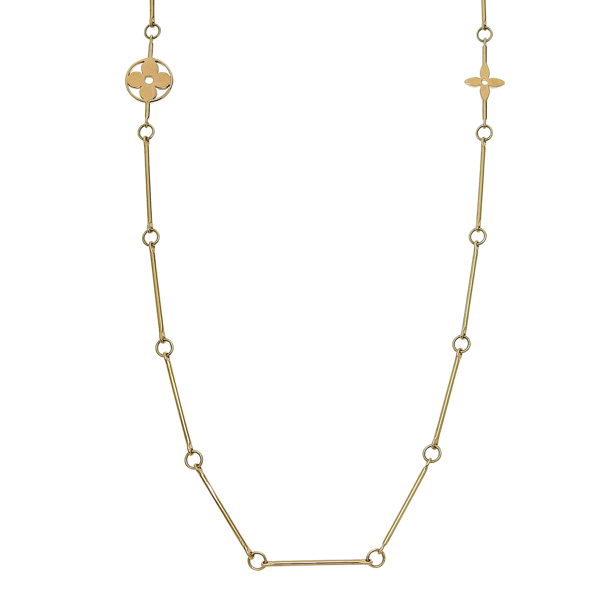 LV Long Chapeau Necklace, K18 Yellow Gold (YG)