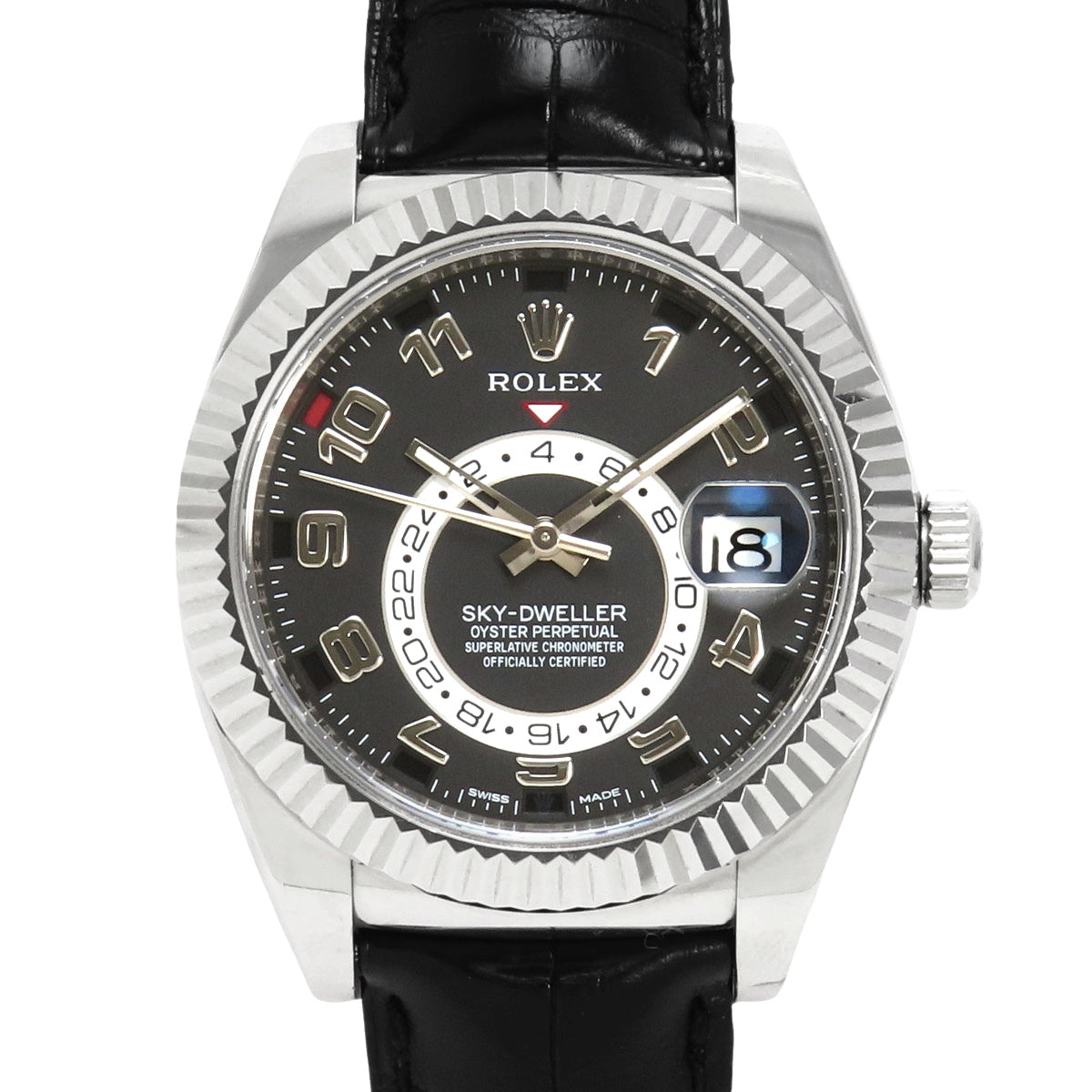 326139 Sky-Dweller WG, random serial number, automatic winding, black dial.