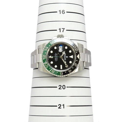 [2024 保修] 126720VTNR GMT-Master 2 不锈钢自动手表，随机编号，黑色