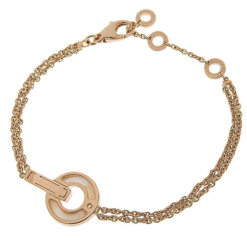 Bvlgari Bvlgari Bracelet Diamond/Mother of Pearl 357317 K18 Pink Gold PG Accessories Jewelry 1PD