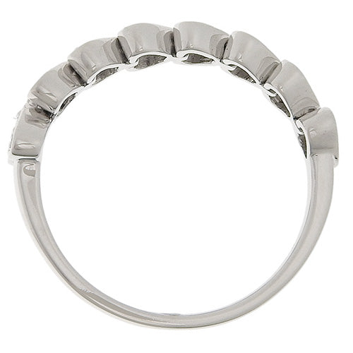 ハート ダイヤモンド リング D0.17 K18 ホワイトゴールド WG