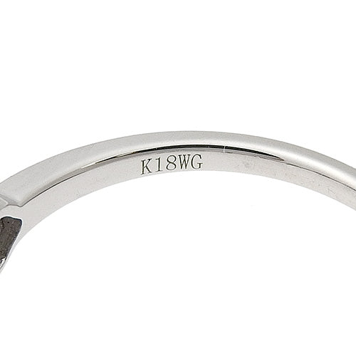 ハート ダイヤモンド リング D0.17 K18 ホワイトゴールド WG