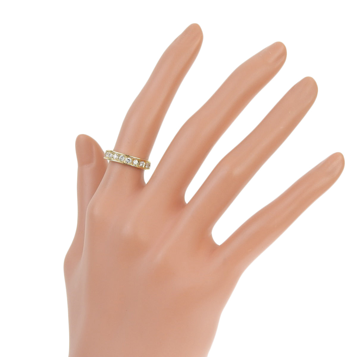 Full eternity diamond ring D1.02 K18 yellow gold YG