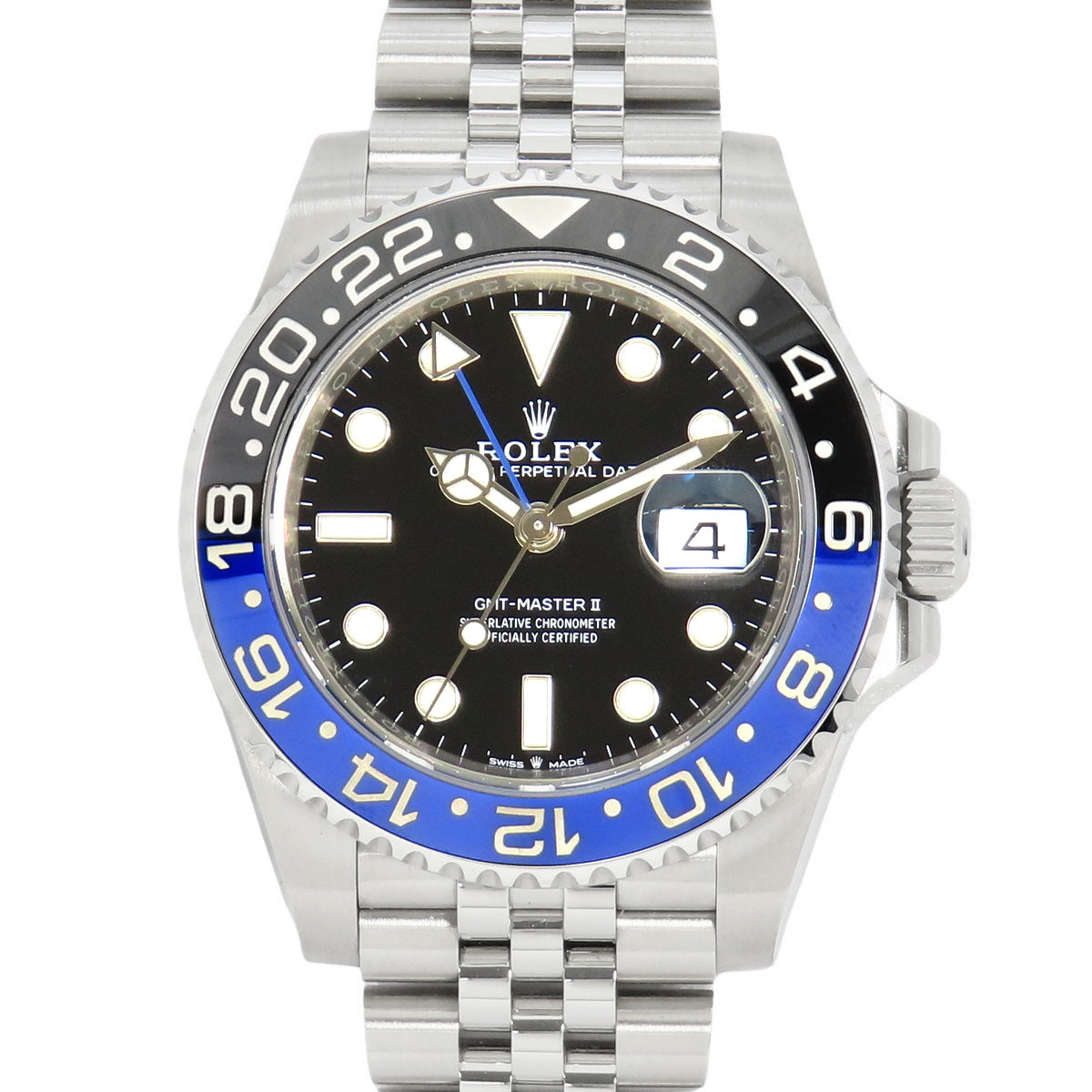 [保修期内] 126710BLNR GMT-Master II 不锈钢自动手表，随机编号，黑色
