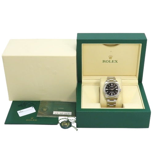 126000 オイスターパーペチュアル36 SS ランダム番 自動巻き ブラック