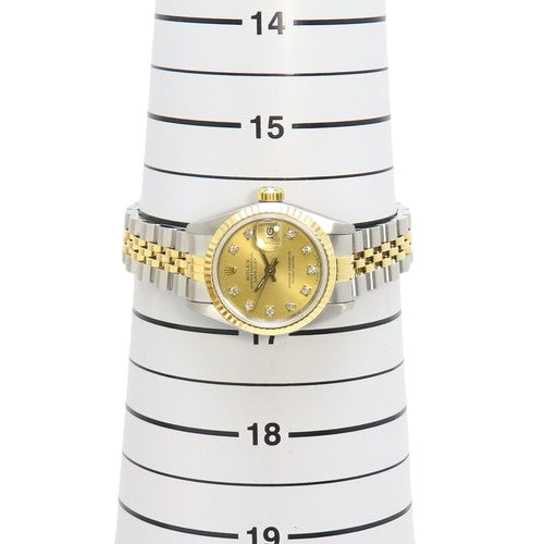 [Warranty included] 69173G Datejust 26 Stainless Steel/Yellow Gold E Series (1990-1991) Automatic Movement, Purchased November 1990, Champagne Gold and Silver