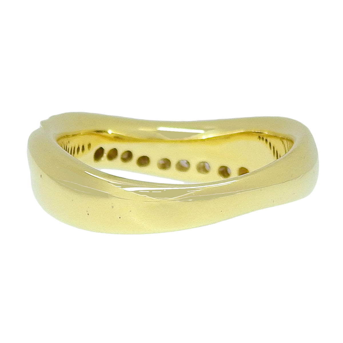 ダイヤモンド リング D0.11 K18 イエローゴールド YG