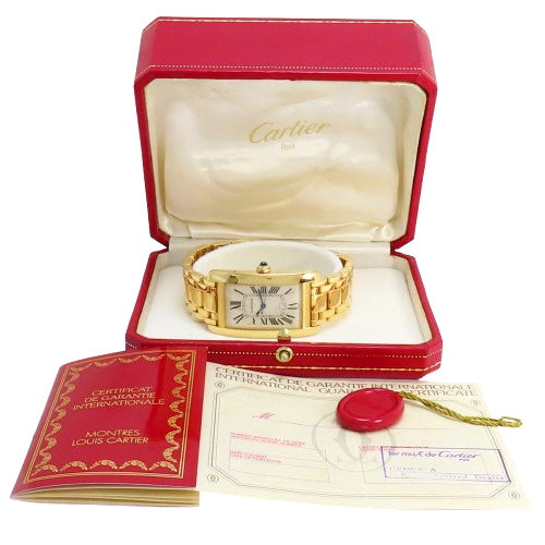 [Warranty included] W2603156 Tank Américaine LM YG Automatic White