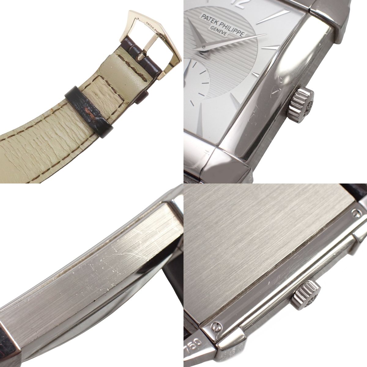 5111G-001 Gondolo WG/皮革 手动上链 白色