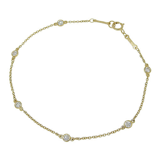 エルサ・ペレッティ バイザヤード ブレスレット ダイヤモンド K18 イエローゴールド YG アクセサリー ジュエリー6PD